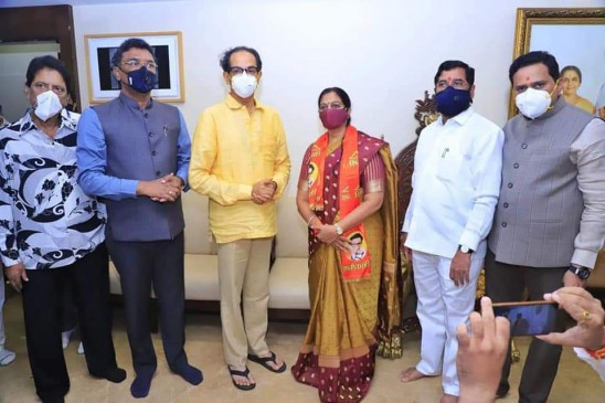 Geeta Jain, MLA who came with Shiv Sena, did Ram-Ram to BJP