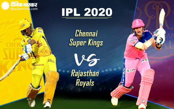 IPL-13: लीग स्टेज के 37वें मैच में आज चेन्नई-राजस्थान आमने-सामने, RR से पिछली हार का बदला लेना चाहेगी CSK