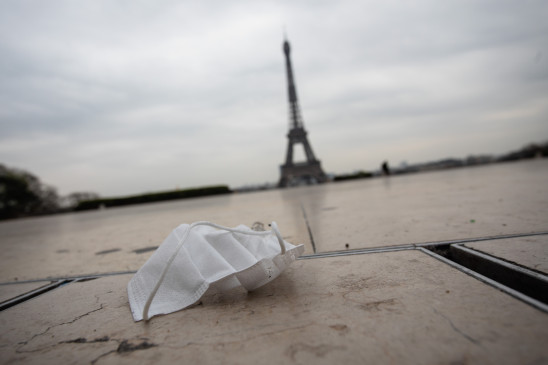  फ्रांस में कोविड-19 के एक दिन में सर्वाधिक मामले दर्ज 