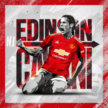 Manchester United tied up with Edison Kavani