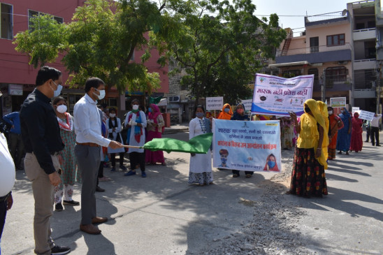 Jaipur: People of Self Help Group came forward to make people aware against Corona Jaipur: People of Self Help Group came forward to make people aware against Corona