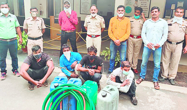 Trains parked in parking lots were targeted, busted by diesel stealing gang