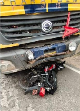 Two youth riding a bike died due to haywa