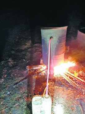 Bibsonkhori raids illegal liquor bases