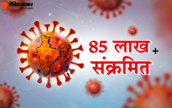 Coronavirus in India: देश में 85 लाख के पार कोरोना केस, 24 घंटे में मिले 45 हजार 903 नए मरीज Coronavirus in India: देश में 85 लाख के पार कोरोना केस, 24 घंटे में मिले 45 हजार 903 नए मरीज