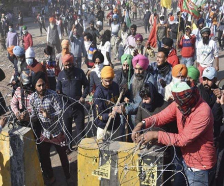 किसान आंदोलन: एसएफजे ने प्रदर्शनकारी किसानों के लिए 10 लाख डॉलर की मदद का किया ऐलान, हाई एलर्ट पर सुरक्षा एजेंसियां 