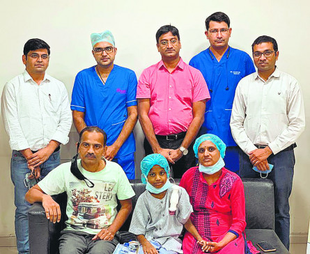 Father donates eight-year-old daughter to his daughter in Nagpur