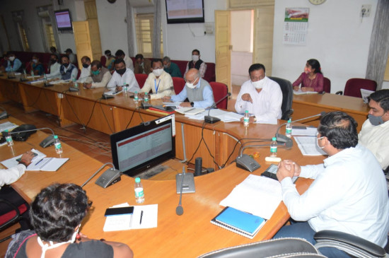 Collectors raging at officers negligence; Tl said in the meeting - Why is the work not being done on time
