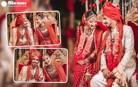 Wedding: टीम इंडिया के स्टार स्पिनर युजवेंद्र चहल ने धनश्री संग रचाई शादी, देखें तस्वीरें