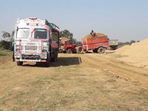 Five hives were caught illegally transporting ballast-Murum, action of the Department of Minerals
