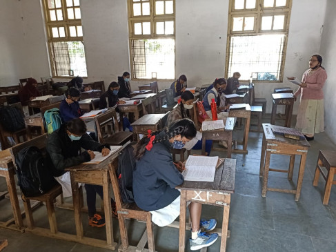 Regular studies started in schools - class 10th-12th started full time