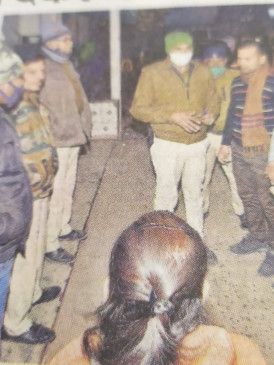 The accused caught on gambling bust created a ruckus by threatening to be the BJYM leader