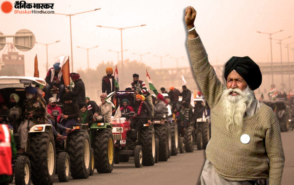 किसान आंदोलन: गणतंत्र दिवस पर परेड के लिए हजारों ट्रैक्टरों में किसानों का काफिला दिल्ली रवाना, रिहर्सल भी की