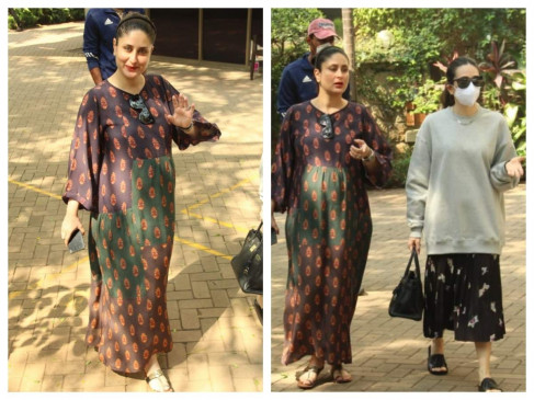 Photos: बहन करिश्मा के साथ नजर आई करीना कपूर खान, चेहरे पर दिखा प्रेग्‍नेंसी ग्लो