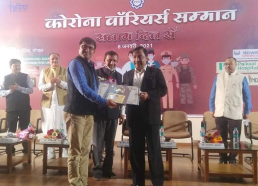सलाम दिल सेः भास्कर के प्रधान संस्थापक मनमोहन अग्रवाल ने किया कोरोना वारियर्स का सम्मान 