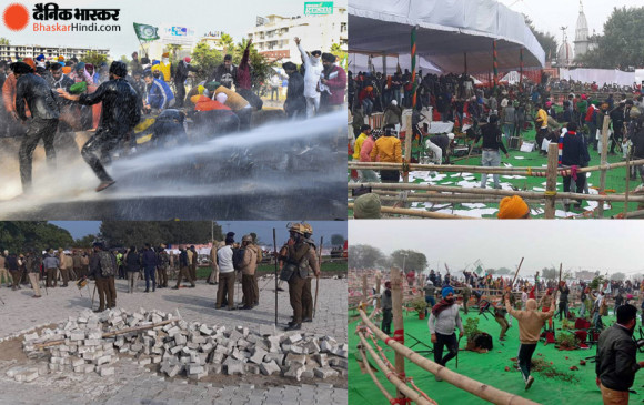 Haryana: प्रदर्शनकारी किसानों ने महापंचायत में की तोड़फोड़, पुलिस ने आंसू गैस के गोले दागे, सीएम खट्टर को रद्द करना पड़ा कार्यक्रम