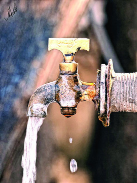 Screw water pipeline repair work, water supply a day after January 6