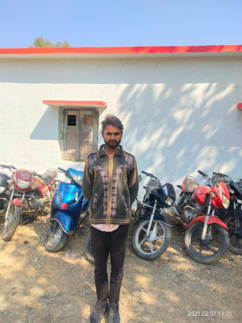 Accused of theft with two and a half million two-wheelers arrested