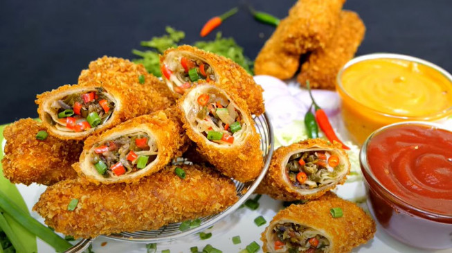 Breakfast: 15 मिनट में बनाएं कुरकुरे स्प्रिंग रोल, स्वाद में हैं लाजवाब