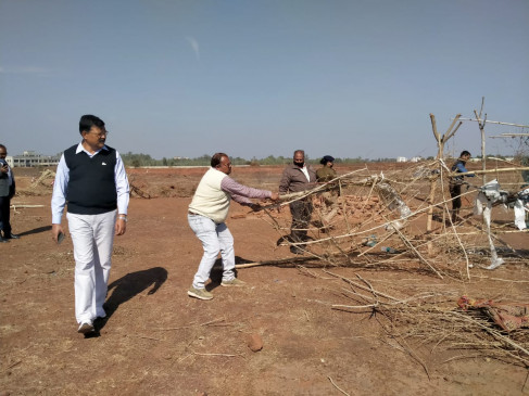 Plotting was taking place in 55 acres of government land, stampede caused by SDMs rampage, three accused arrested