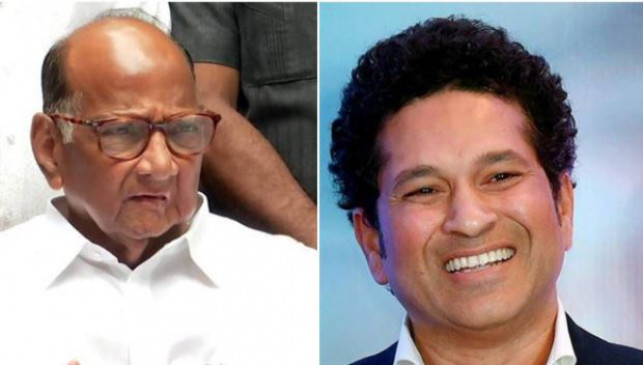 शरद पवार की सचिन तेंदुलकर को सलाह, अन्य क्षेत्रों से संबंधित मुद्दों पर बोलते समय सावधान रहें