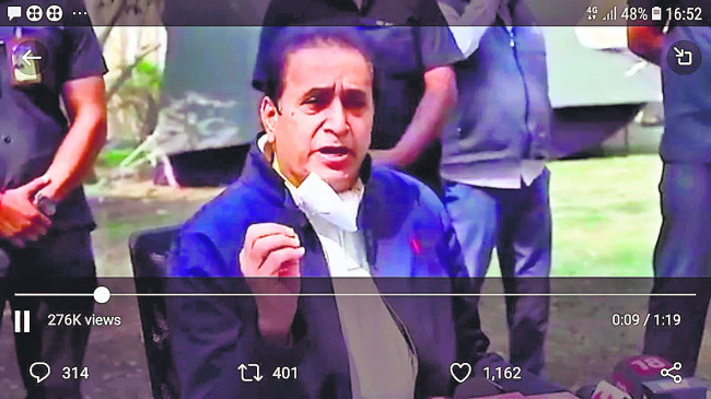 Case of 100 crore extortion: media trying to surround reality and claims