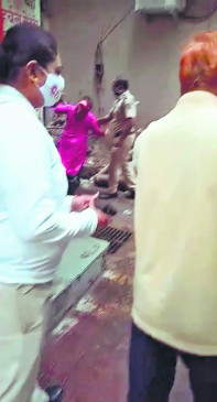 Furore of woman stunned by traffic police action