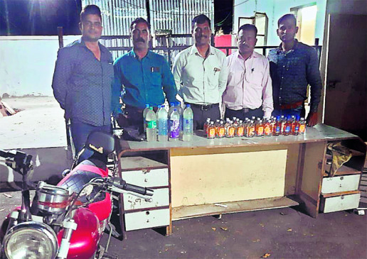 Police raids, large number of liquor recovered