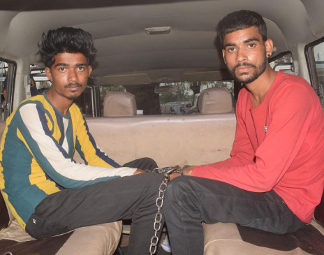 Six and a half lakh rupees 2 arrested including 8 two wheelers worth Rs.