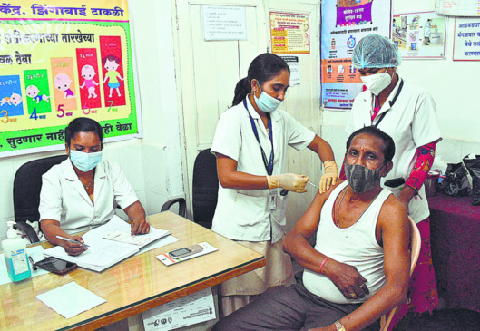 नागपुर के 83 केंद्रों पर 21796 लोगों ने ली वैक्सीन