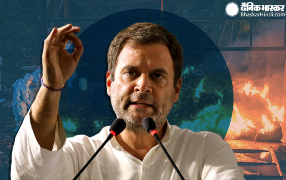 कांग्रेस नेता राहुल गांधी का तंज- मोदी ने जो कहा सो किया, श्मशान और कब्रिस्तान दोनों