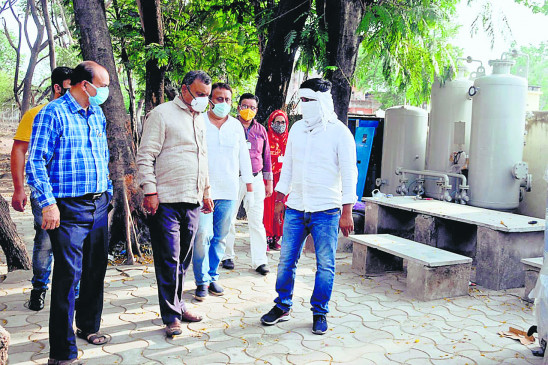Oxygen plant set up in isolation hospital