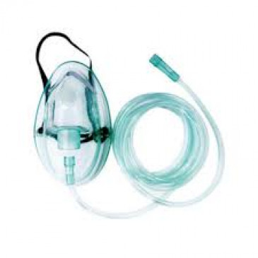 The patient ran away with an oxygen mask from Mayo