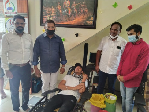 Blood donation Mahadan in the era of Corona crisis - MLA Mate