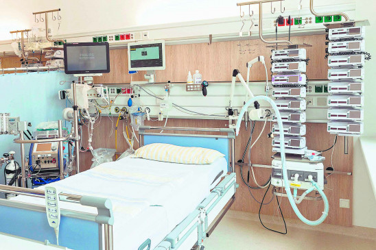 Ventilator beds not empty in government hospitals