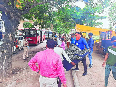 Encroachment squad also activated as soon as the market returned to its glory
