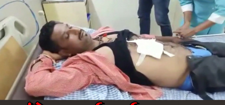 कांग्रेसी कार्यकर्त्ता पर जानलेवा हमला