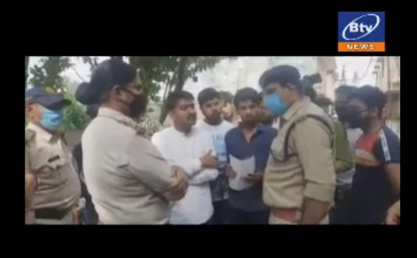 इस्तीफा देने एबीवीपी कार्यालय पहुँचे पूर्व पदाधिकारी, मचा हंगामा