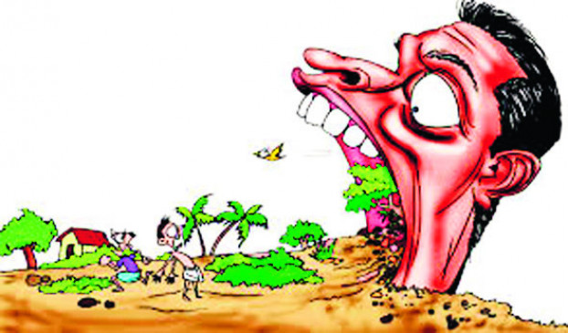 Relief to plot holders: Threatening land mafia is not well