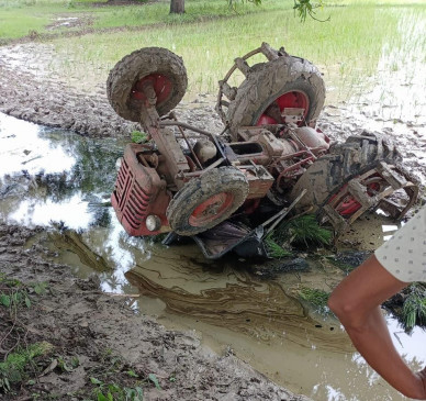 Driver dies after being crushed under tractor in the field
