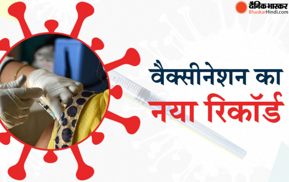 एक दिन में एक करोड़ से ज्यादा डोज लगाई गई, पीएम मोदी ने बधाई दी