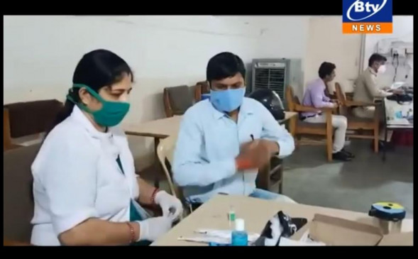 महाअभियान के दूसरे दिन भी रिकॉर्ड वैक्सीनेशन