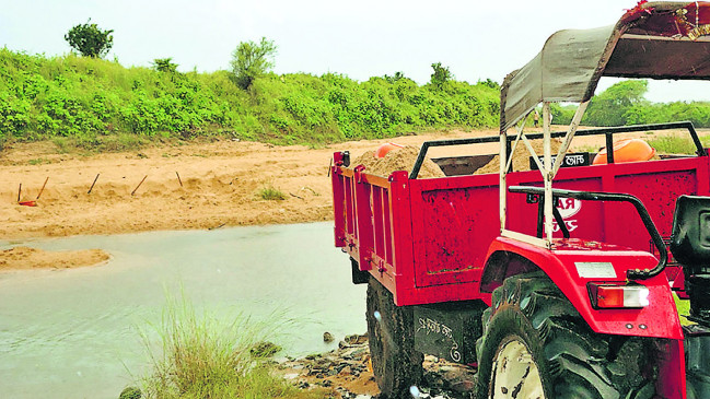 There is no CCTV on the sand ghats, excavation is going on indiscriminately