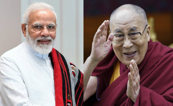 दलाई लामा ने प्रधानमंत्री नरेंद्र मोदी को दी जन्मदिन की बधाई, कहा- आप लंबा और स्वस्थ जीवन जीते रहें