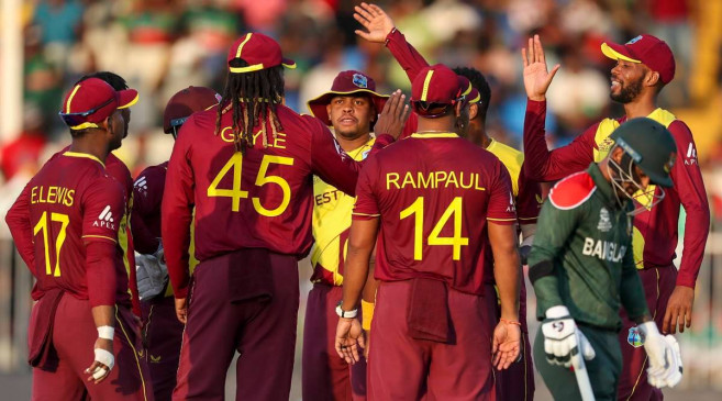 आखरी गेंद तक चले रोमांचक मुकाबले में वेस्टइंडीज ने बांग्लादेश को तीन रन से दी मात