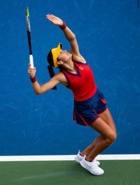 ब्रिटेन की स्टार टेनिस खिलाड़ी एम्मा रादुकानु जिन्यू से हारी