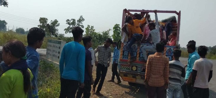 Adivasi and poor families of Dharani, Chikhaldara forced to leave their homes
