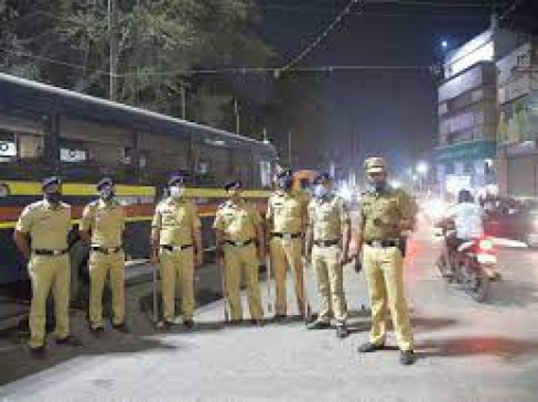 Akola - curfew from 7 pm to 6 am, Police arrangements increased in the city