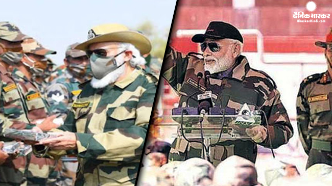 सैनिकों के साथ नौशेरा में खुशियों की  दिवाली मना रहे पीएम मोदी, कहा- 130 करोड़ भारतीयों की शुभकामनाएं लाया हूं