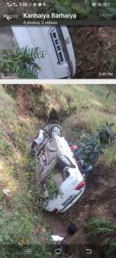 Uncontrolled car fell in Khanti, girl died
